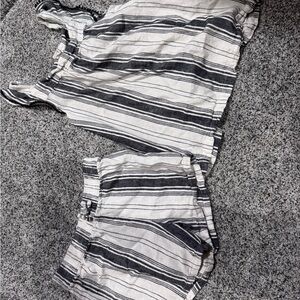 Carter's Black and White Striped Shorts